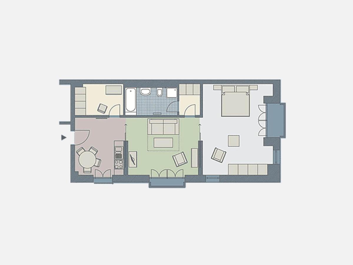 Kaiservillen Heringsdorf - Ferienwohnung Mit 1 Schlafzimmer Und Balkon Dr4 エクステリア 写真